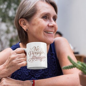 No Persigo Atraigo Mug 11oz 15oz | Spanish Self Love Coffee Mug | Feminine Energy Ceramic Cup image 14
