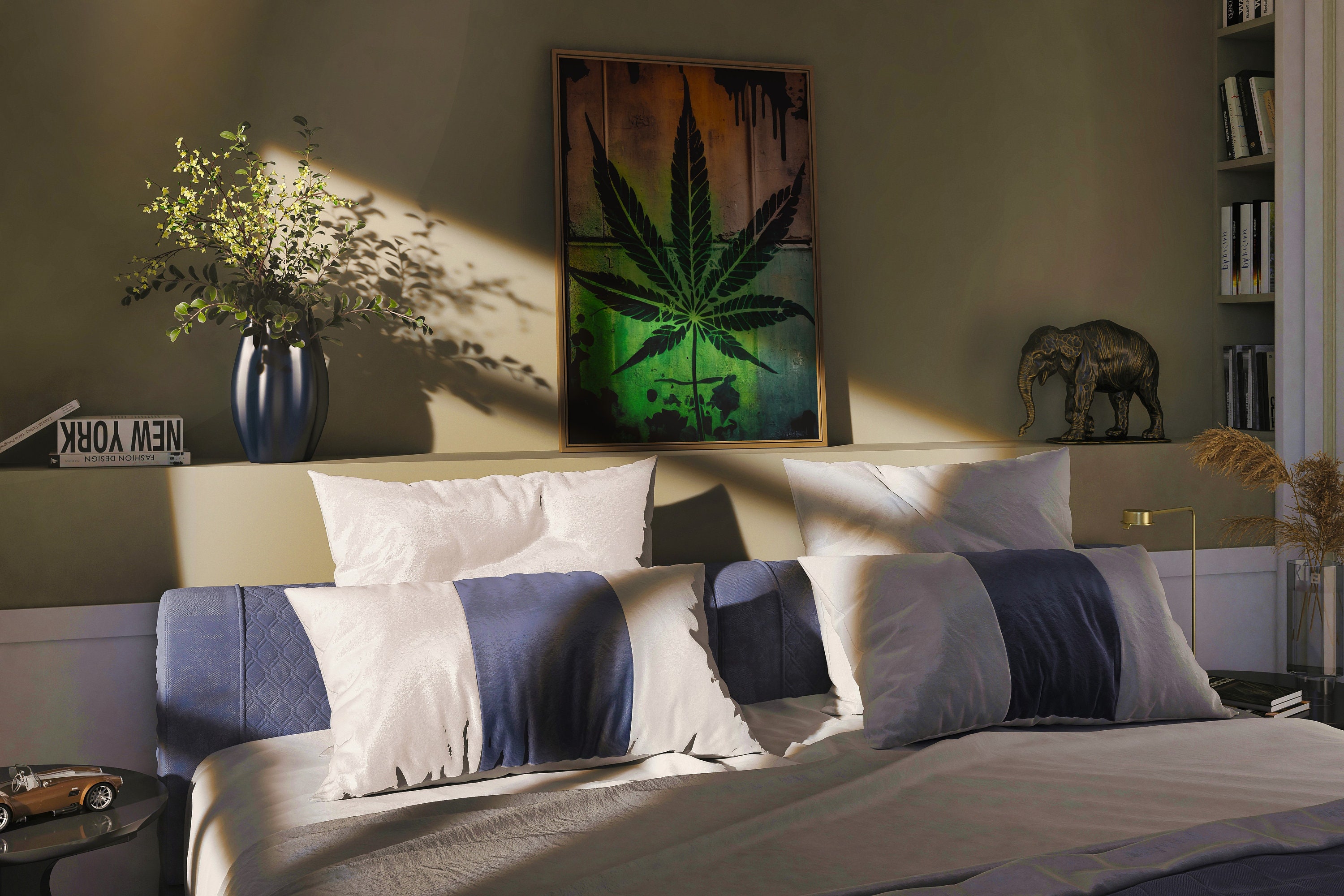 Printable Weed Artweed Postercannabis Print Printable Cannabis Artprintable Wall Artdigital Art ...