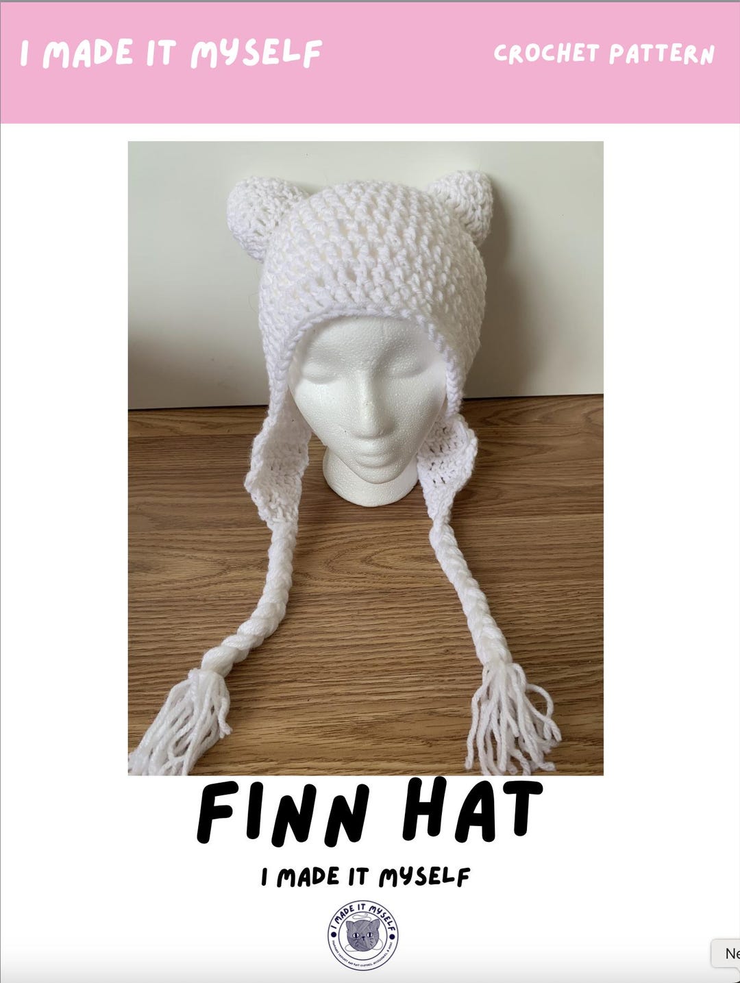 Crochet Finn Hat Pattern - Finn Hat Adventure Time - Etsy