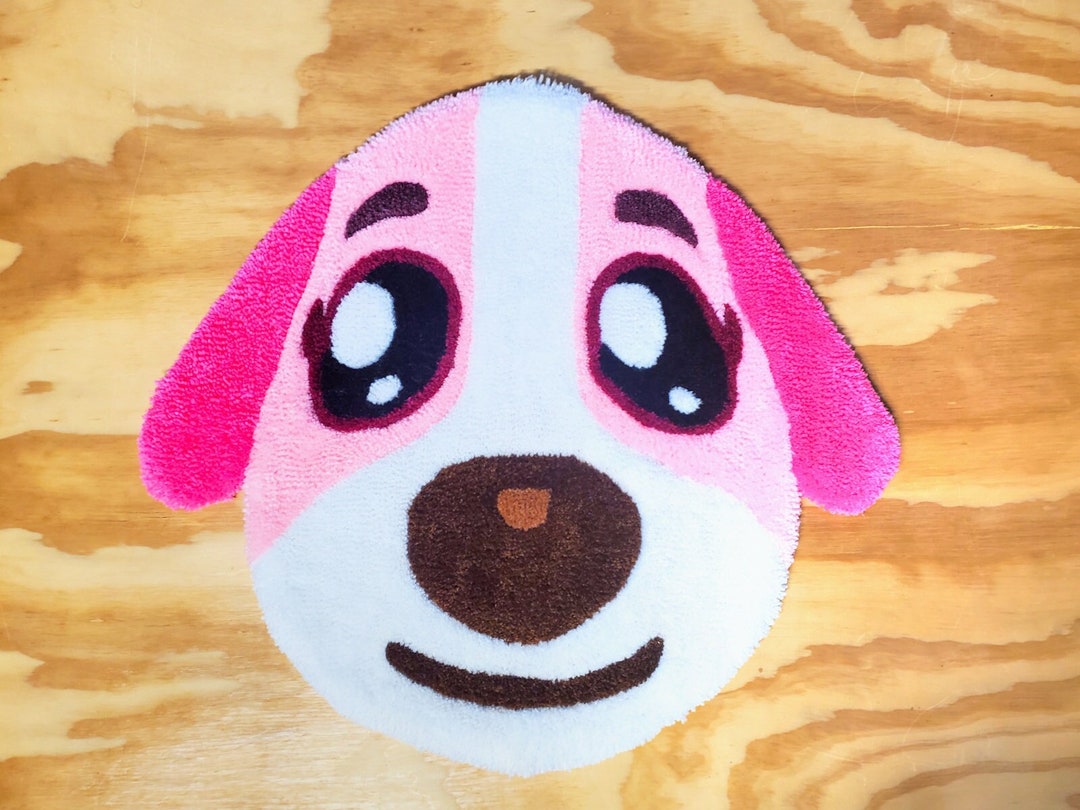 Cookie Animal Crossing Villager Tufted Rug Etsy
