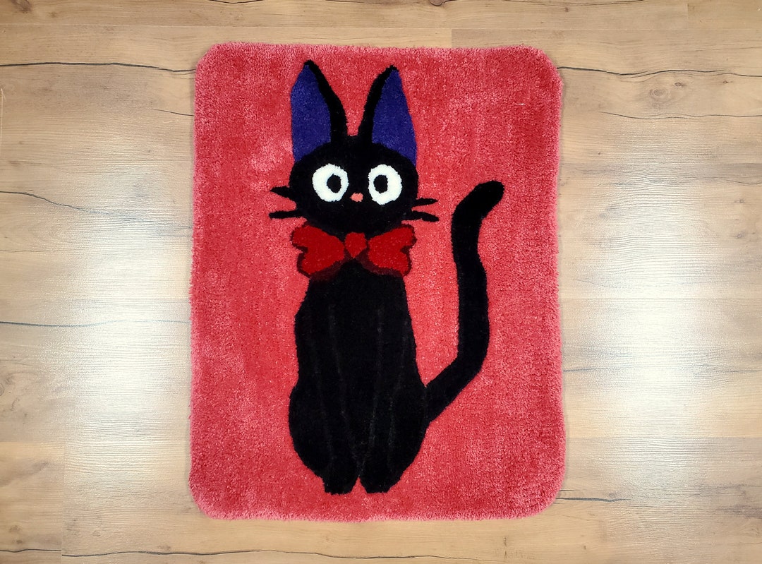 Jjiji Kiki's Delivery Service Tufted Rug, Pink - Etsy