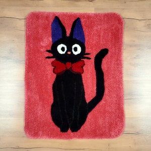 Jjiji KiKi&#39;s Delivery Service Tufted Rug, Pink