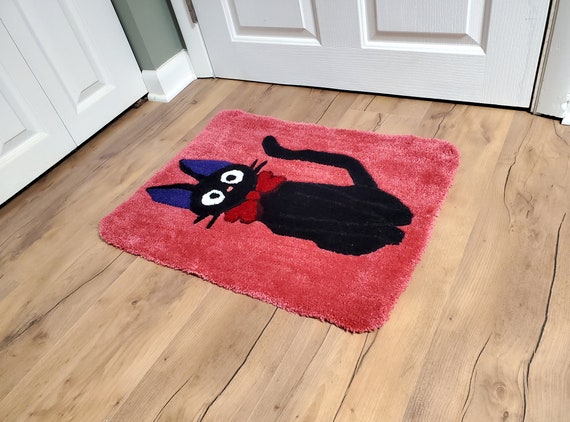 Jjiji Kiki's Delivery Service Tufted Rug, Pink - Etsy