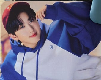 Changbin K-Pop Idol Mousepads, Stray Kids Desk Mouse Pad, SKZ Cute Office Space Decor, Smooth Fabric Mousepad, Choose Your Favorite