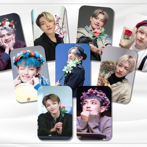 Ateez Hongjoong Spring Flowers Photocards, Memorable Moments Collectibles, Funny Photo PC, Cute Member Picture Gift, Fun Group Merch Present