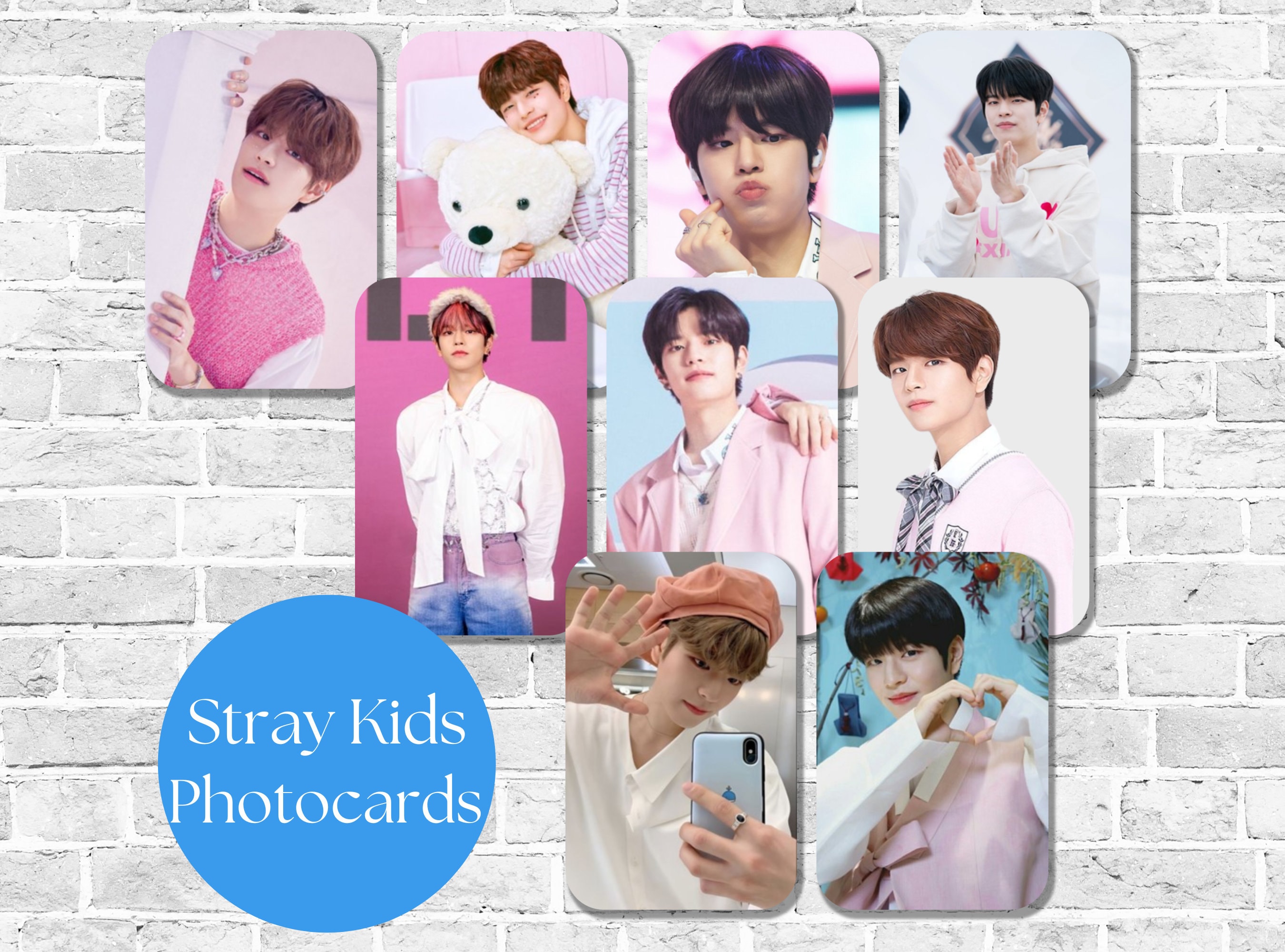 Stray Kids Seungmin Pink Photocards, Memorable Moments