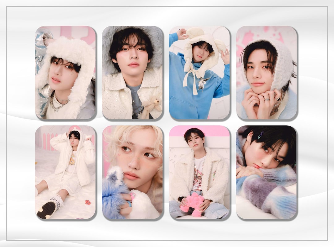 Stray Kids 5 O'clock Pink Photocards, Memorable Moments