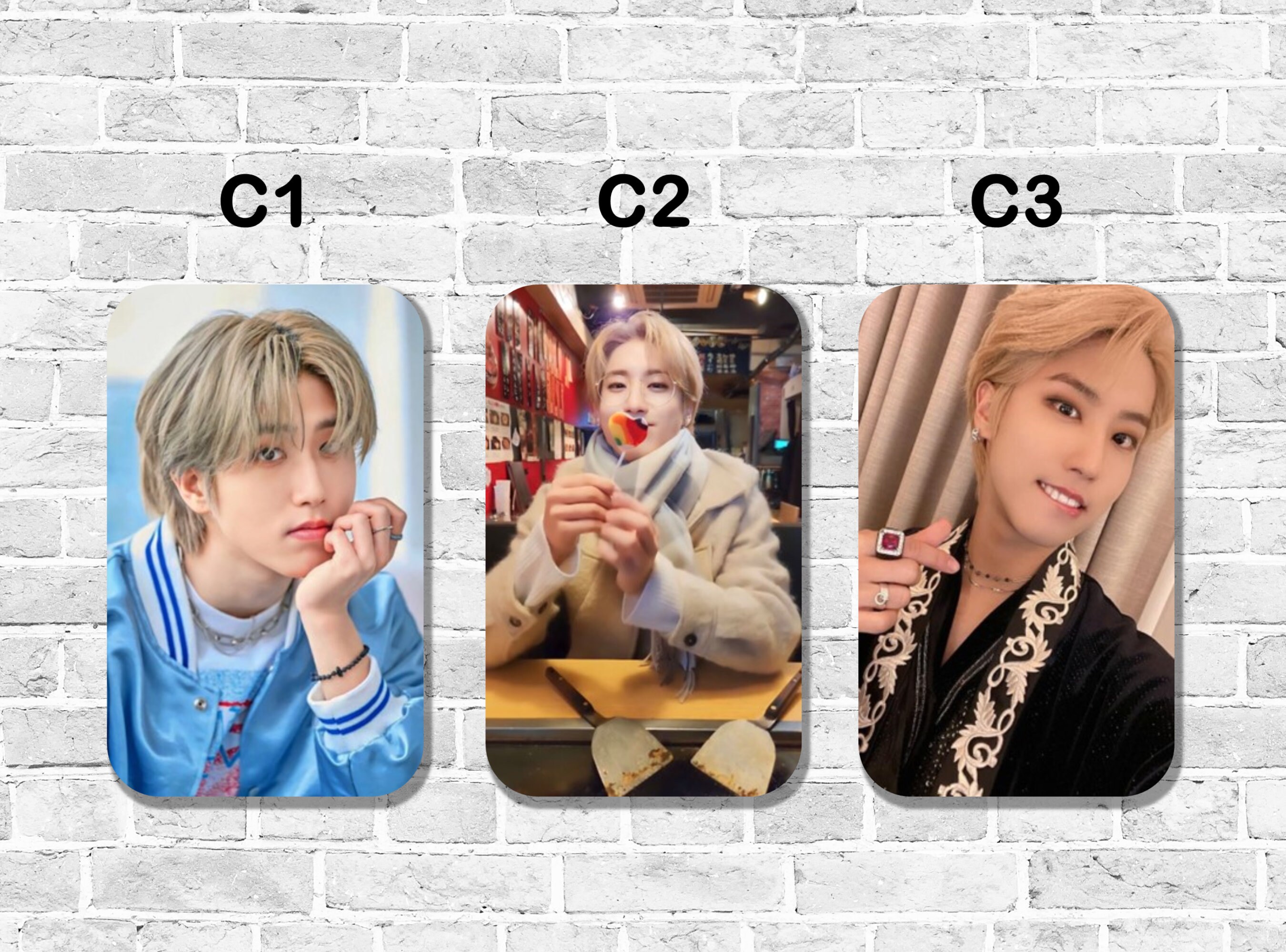 Stray Kids Han Jisung Blonde Photocards, Memorable Moments