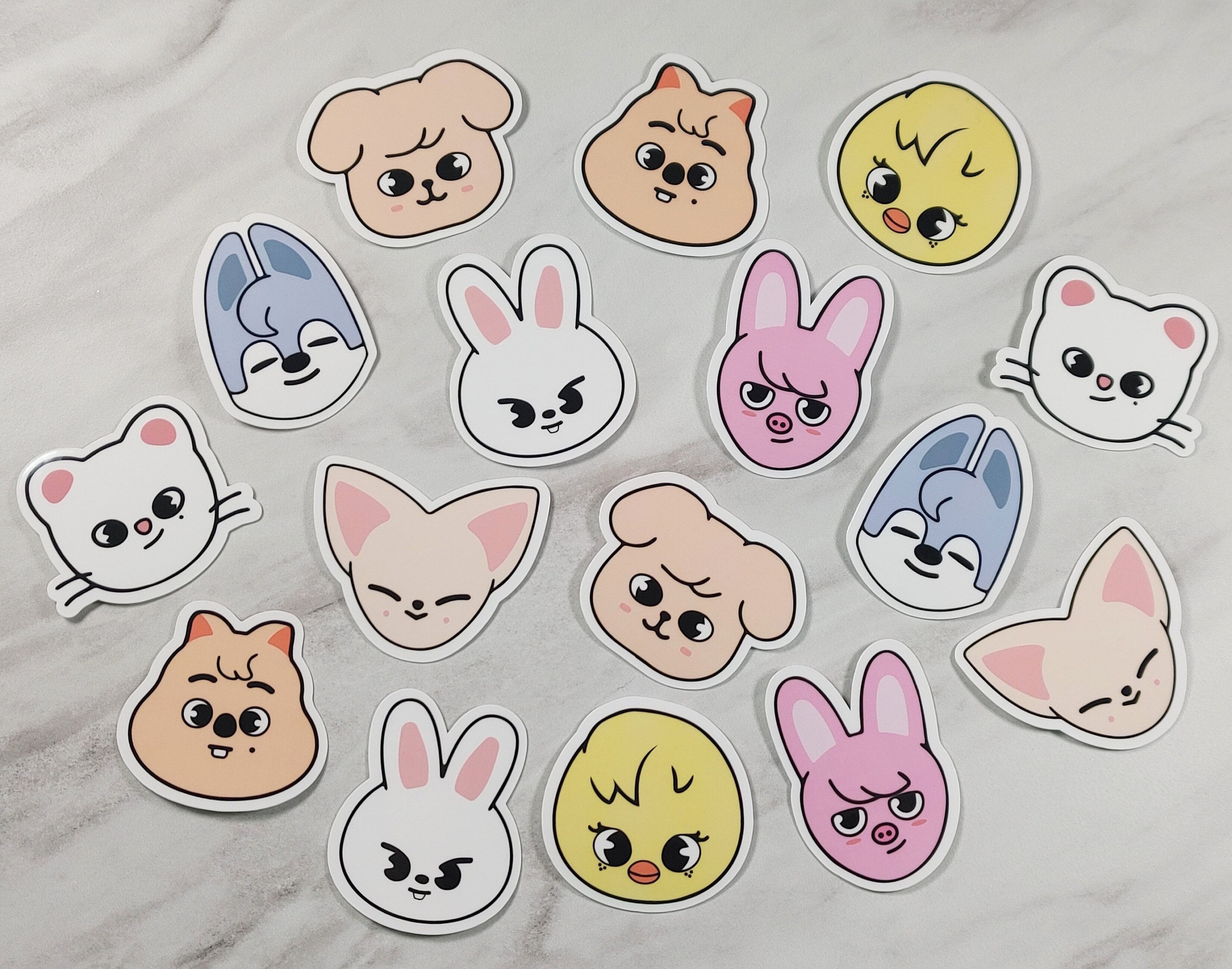 Stray Kids Skzoo Characters Mini Die Cut Sticker Pack, Fun
