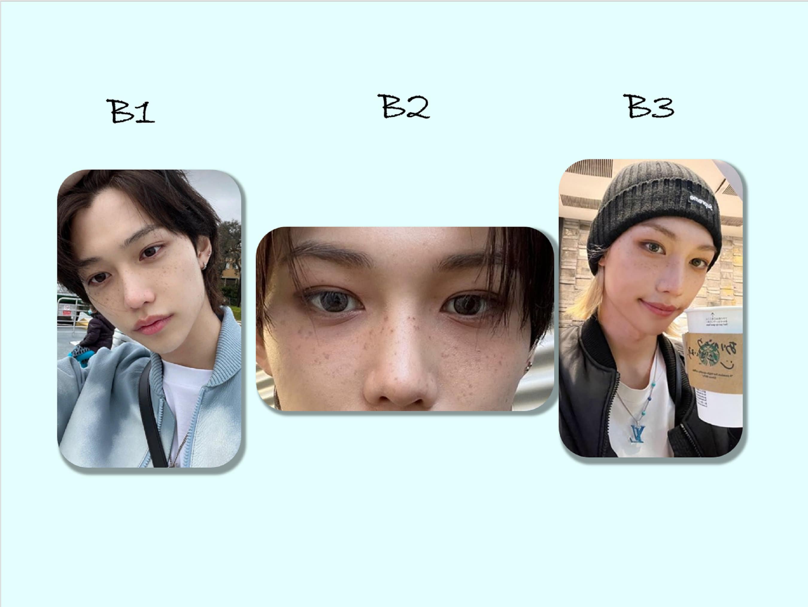 Stray Kids Felix Freckles Photocards, Memorable Moments