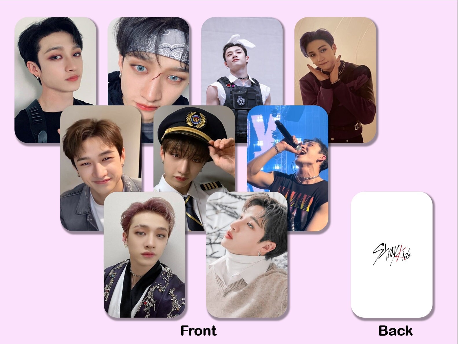 Stray Kids Bang Chan Bias Set A Photocards, Memorable Moments