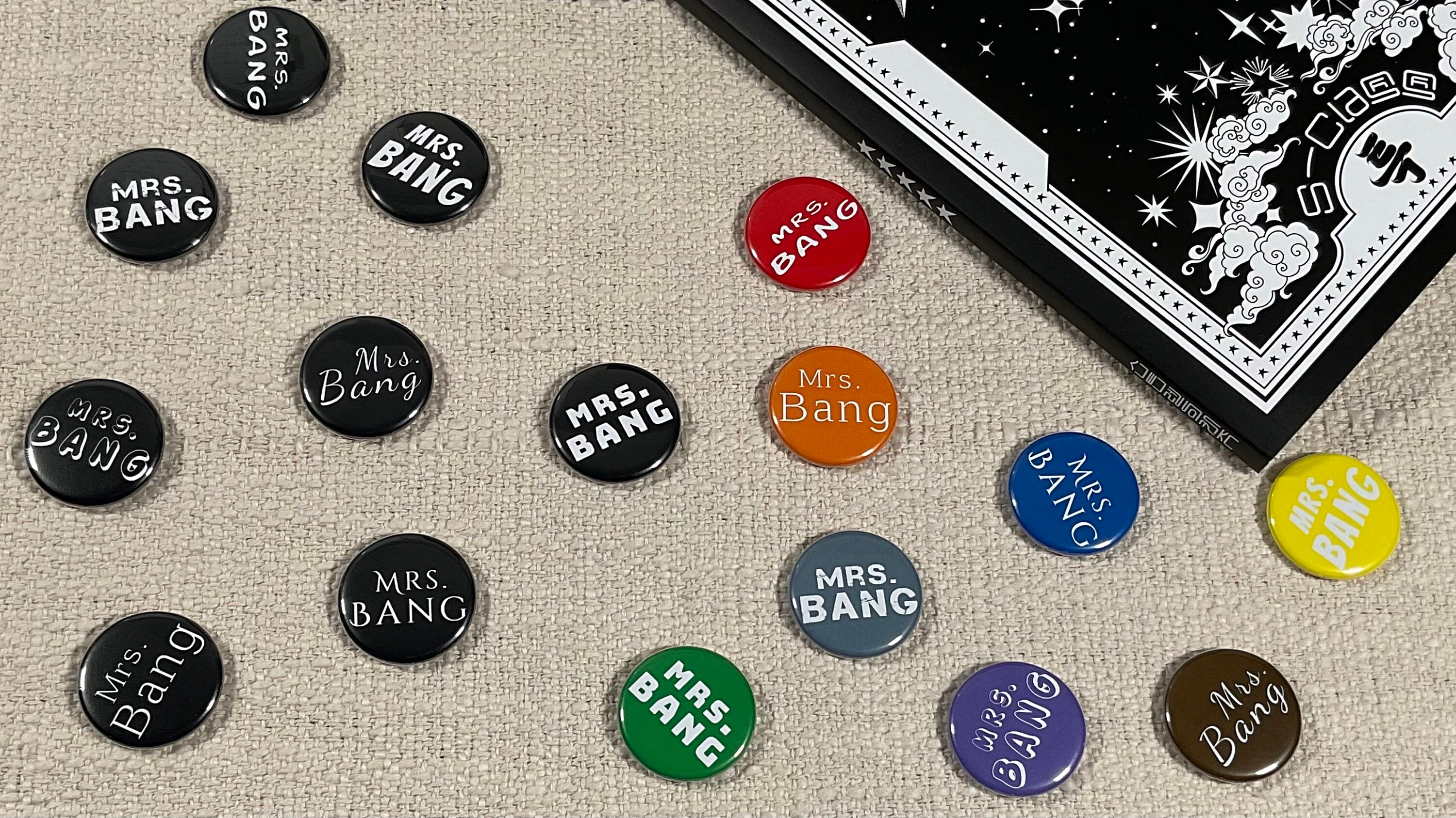 Stray Kids Mrs. Bang Button Pin Packs, Fun Personality Flair, SKZ Well ...