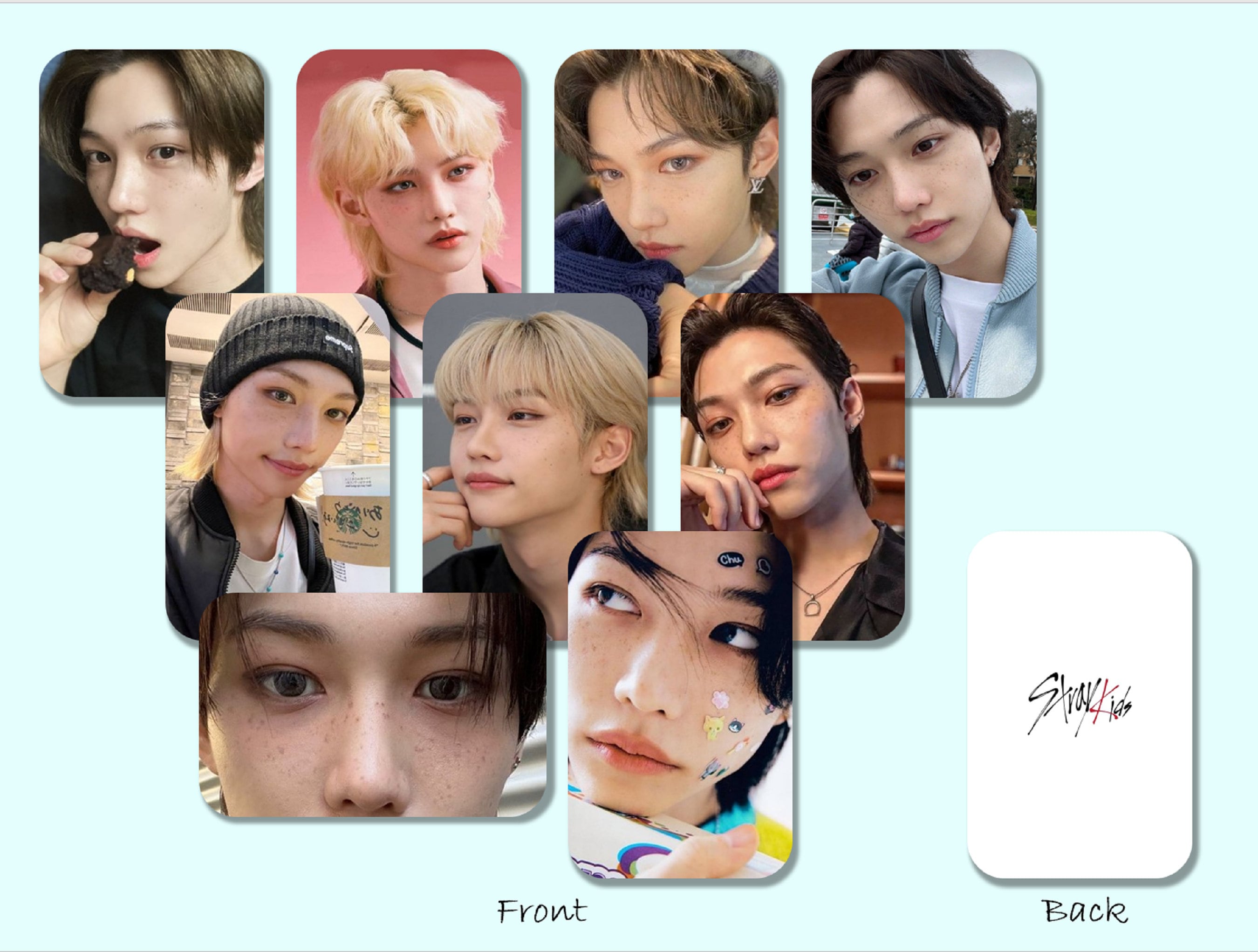 Stray Kids Felix Freckles Photocards, Memorable Moments