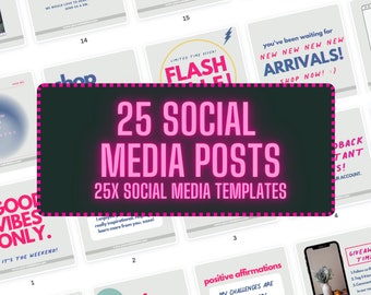 Social Media Digital Kit Business Planner Template