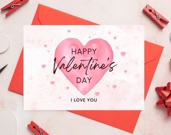 Printable Valentine Card Digital