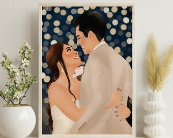 Custom Digital Art - Made-to-order, instant download! Perfect wall decor. Unique Valentine's gift for him or her. Modern, Printable, Print