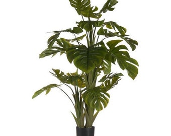 Plante Monstera artificielle 150 cm, Plante artificielle, Tropical, Plante premium, Plante pour mariage, Décoration végétale, Décoration intérieure