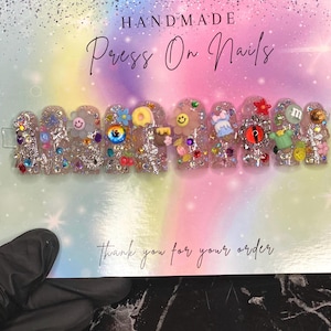 Nail Junkie Freestyle | Kawaii Junk Nails | Medium Length