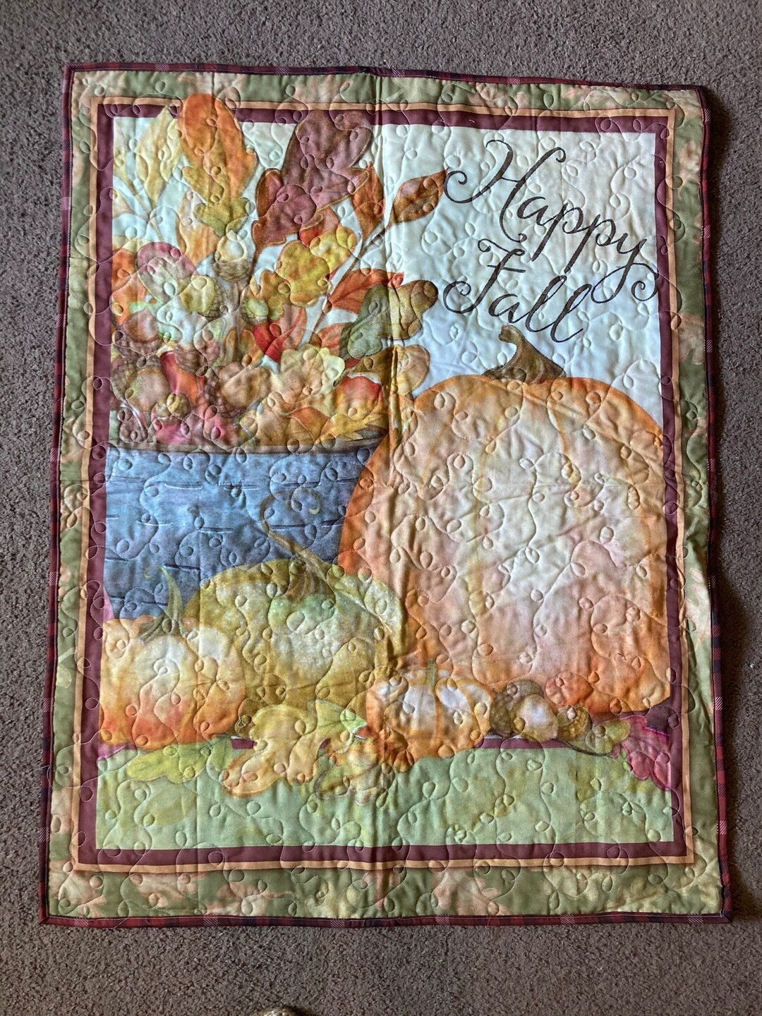 Hello Fall Wall Hanging Etsy
