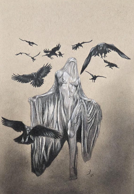 Art Print - The Morrigan 5"x7"
