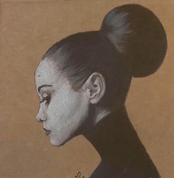 Art Print - La Dama II 8"x8"