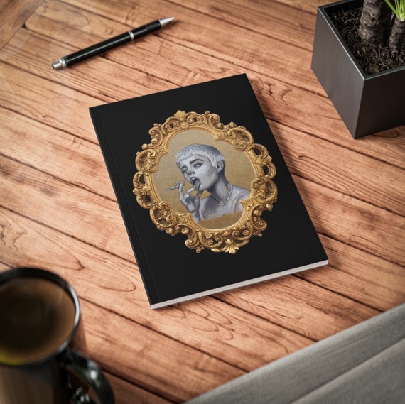 Chingona -pencil artwork on cover- Journal