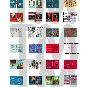 48 Printable Mini Book Covers 1:12 Scale Feminist Books Dollhouse 48 Printable Mini Book Covers 1:12 Scale Feminist Books Dollhouse