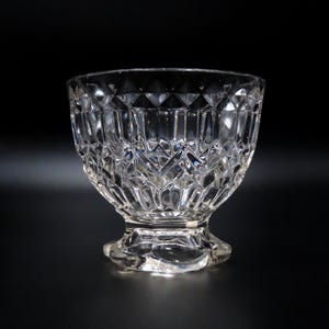 Vintage Cut Glass Dish Bowl | Candy Dish | Trinket Dish