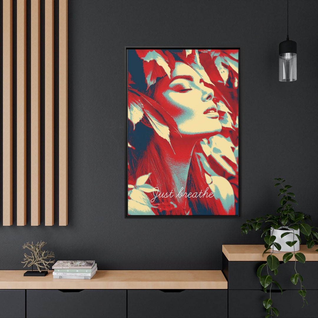 Just Breathe, Original Art, Modern Art, Chakra Energy, Zen, Meditation, Serenity, Relaxation