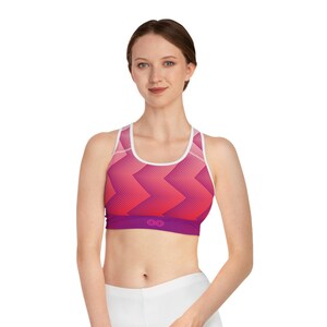 Infinity Sports Bra, Women&#39;s Sports Bra, Yoga Bra, Racerback Bra, Gym Top, Workout Top, Athletic Tops, Sportswear, All Sizes, Sleeveless