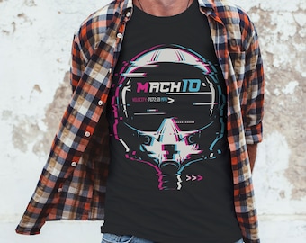 MACH-10 T-Shirt, Fighter Jet Pilot Tshirt, Gift for Pilot, Fighter Jet, Patriotic Pride, Pilot Wife Tee, Pilot Girlfriend, Aviation T-Shirt