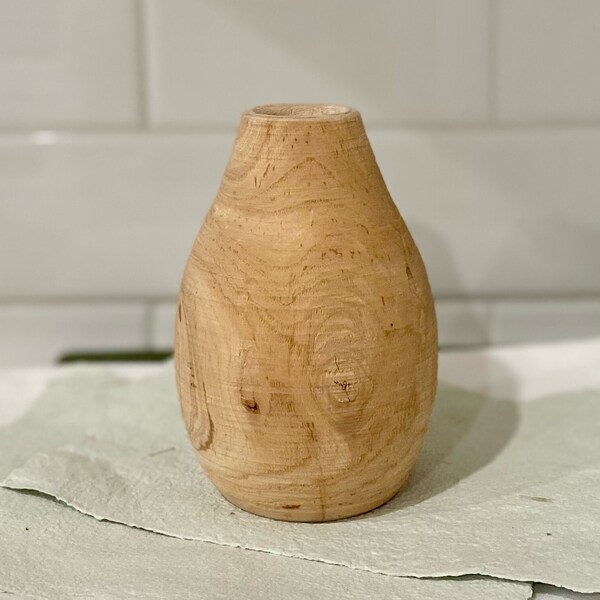 Wooden Bud Vase Etsy