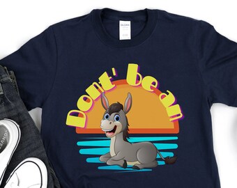 Camisa para adultos Camisa gráfica divertida Camiseta gráfica unisex No seas una camiseta de burro Camisas divertidas Camisa divertida Regalo de humor