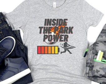 Inside the Park power Camiseta de manga corta juvenil, camiseta gráfica de béisbol, liga pequeña, niños, camiseta de béisbol para niños, camiseta gráfica para amantes del béisbol