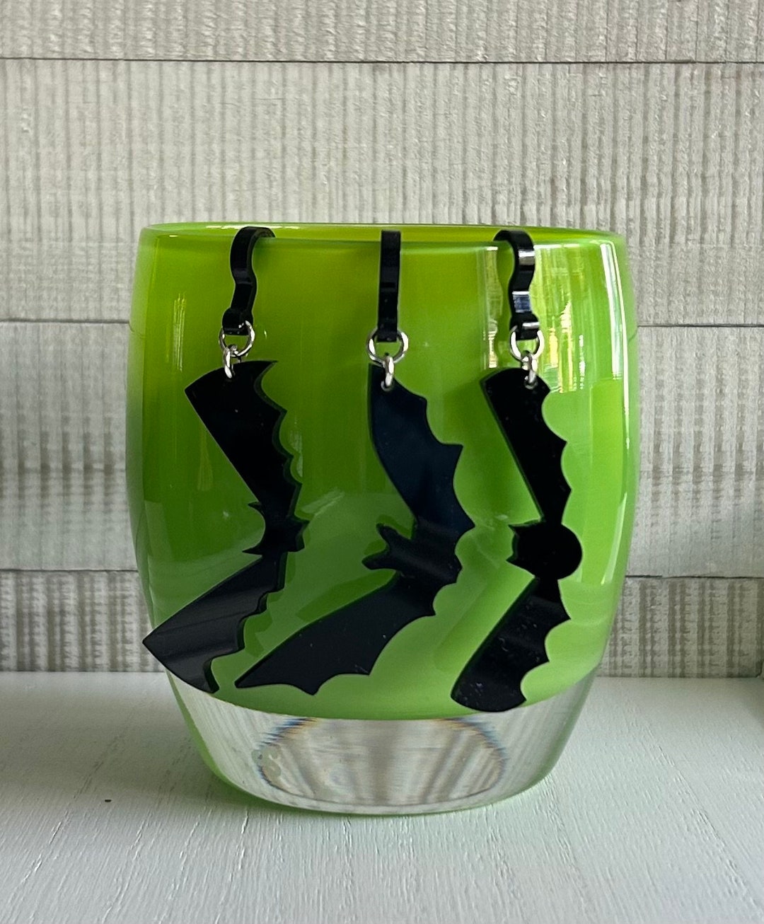 Hanging Bats / Votive Charms set of 3 Votive Candle Holder Etsy