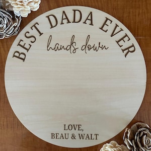 Hands down DIY best dad ever,  hands down best mom ever, hands down best daddy, hands down best mommy, mothers day gift, fathers day gift