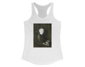 Marie Curie: Vintage Portrait Racerback Tank Top