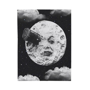 A Trip to the Moon (1902) , Georges Méliès : Velveteen Plush Blanket