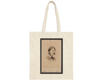 Florence Nightingale Cotton Canvas Tote Bag
