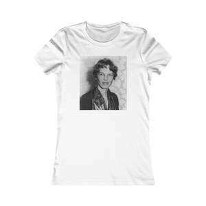 Camiseta favorita de mujer de Amelia Mary Earhart