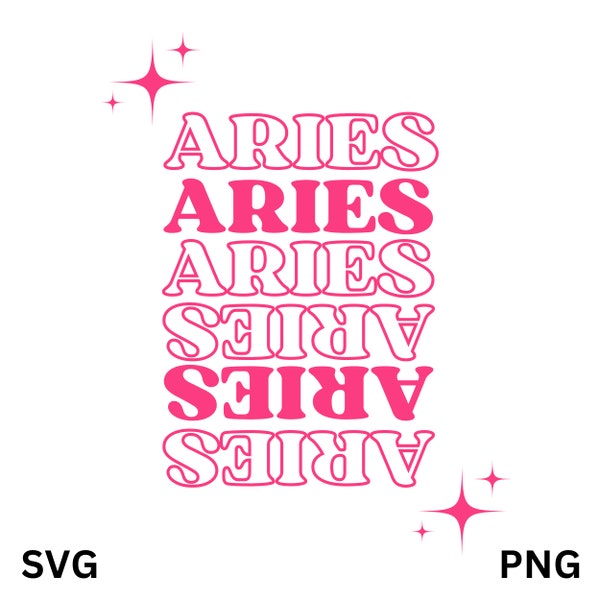 Aries SVG, Zodiac SVG, Aries Zodiac SVG, Zodiac Shirt Design, Aries Birthday Svg, Astrology Svg, Aries Png