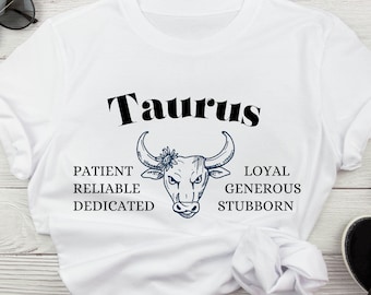 Taurus Zodiac SVG, Taurus SVG, Taurus PNG, Cricut Cut File