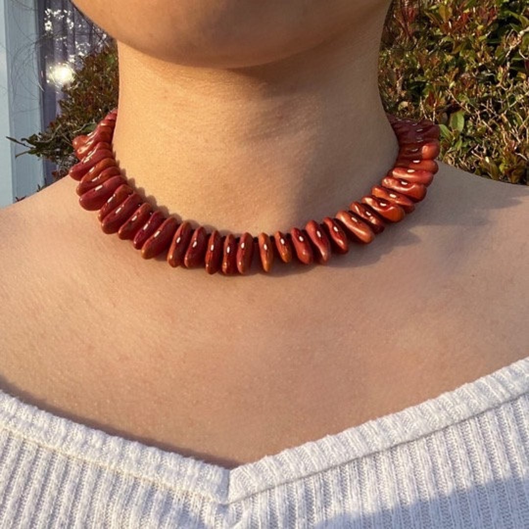 Lucky Bean Necklace Handmade Jewelry Bean Jewelry Etsy