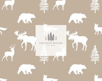 Wildpatroon in hut: eland, beer, hert (digitale download)