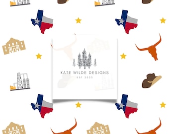 Texas-patroon: naadloze herhaling, plakboekpapier (digitale download)