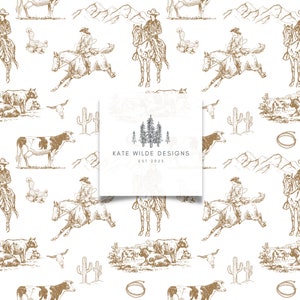 Toile western, motif western, motif western sans couture, motif cow-boy, répéter le motif numérique, papier peint sans couture, téléchargement numérique