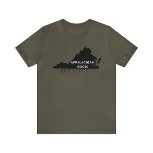 Virginia Appalachian Roots - Unisex Jersey Short Sleeve Tee Rural Appalachia