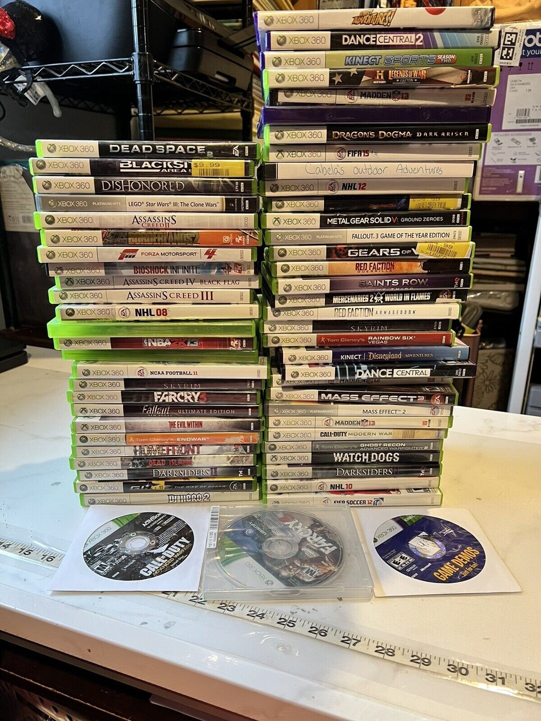 Xbox 360 Game Lot Lot of 60 Games UNTESTED Etsy