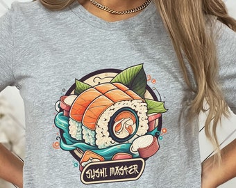 Sushi Master: Roll in Style with Sushi Roll T-Shirt - Perfect for Sushi Lovers Everywhere! Adding Fun Foodie Flair to Your Outfit