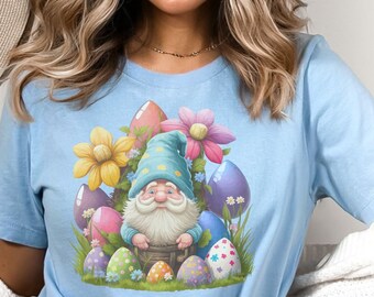 Easter Gnome T-Shirt: Whimsical Spring Holiday Tee